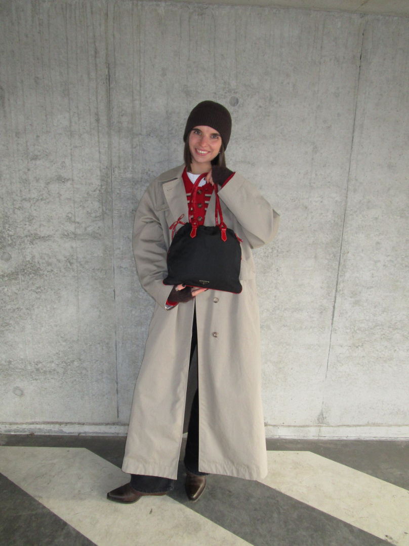 RR ARCHIVE Prada Nylon Triangle Plate Tote Bag