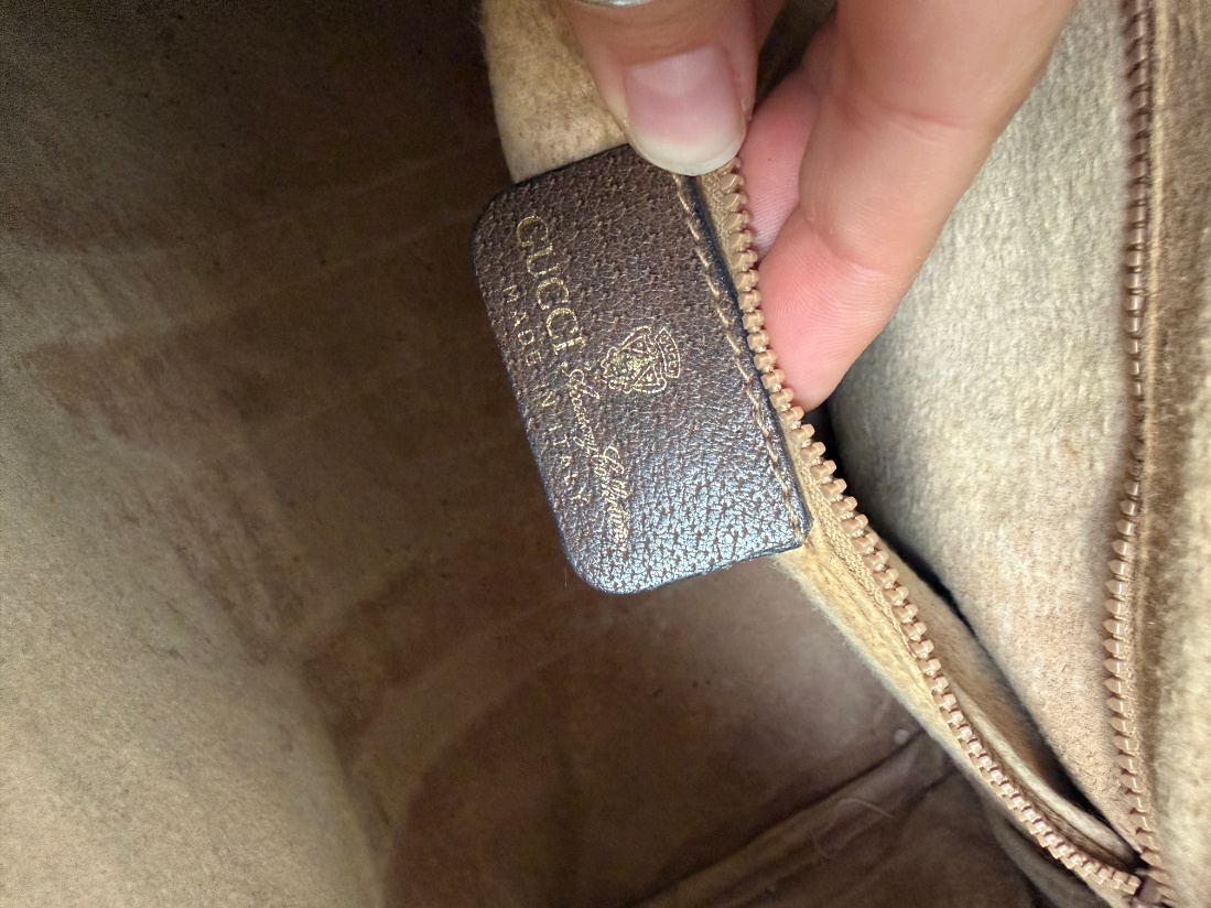 RR ARCHIVE Gucci GG Canvas Boston Bag