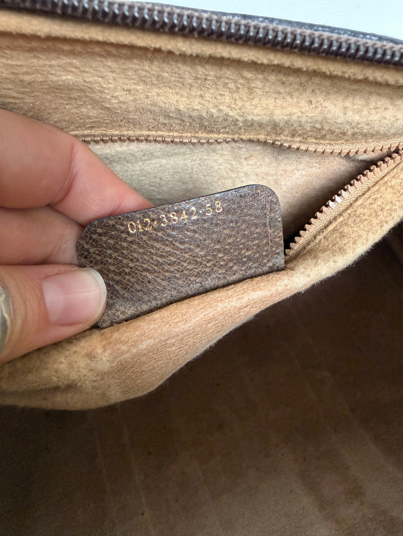 RR ARCHIVE Gucci GG Canvas Boston Bag