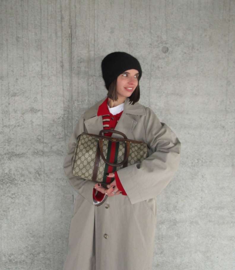 RR ARCHIVE Gucci GG Canvas Boston Bag