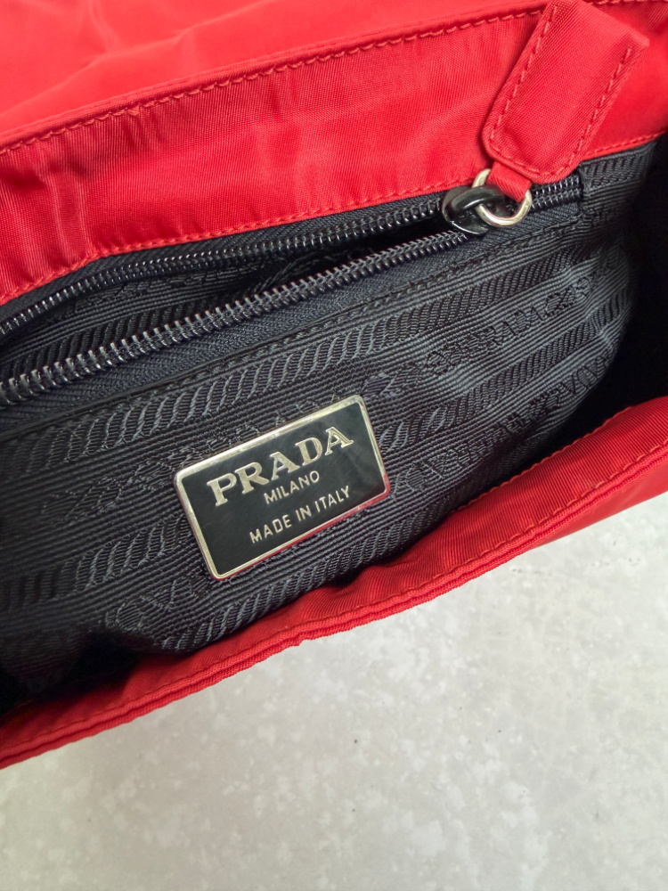 RR ARCHIVE Prada Nylon Metal Handle Bag