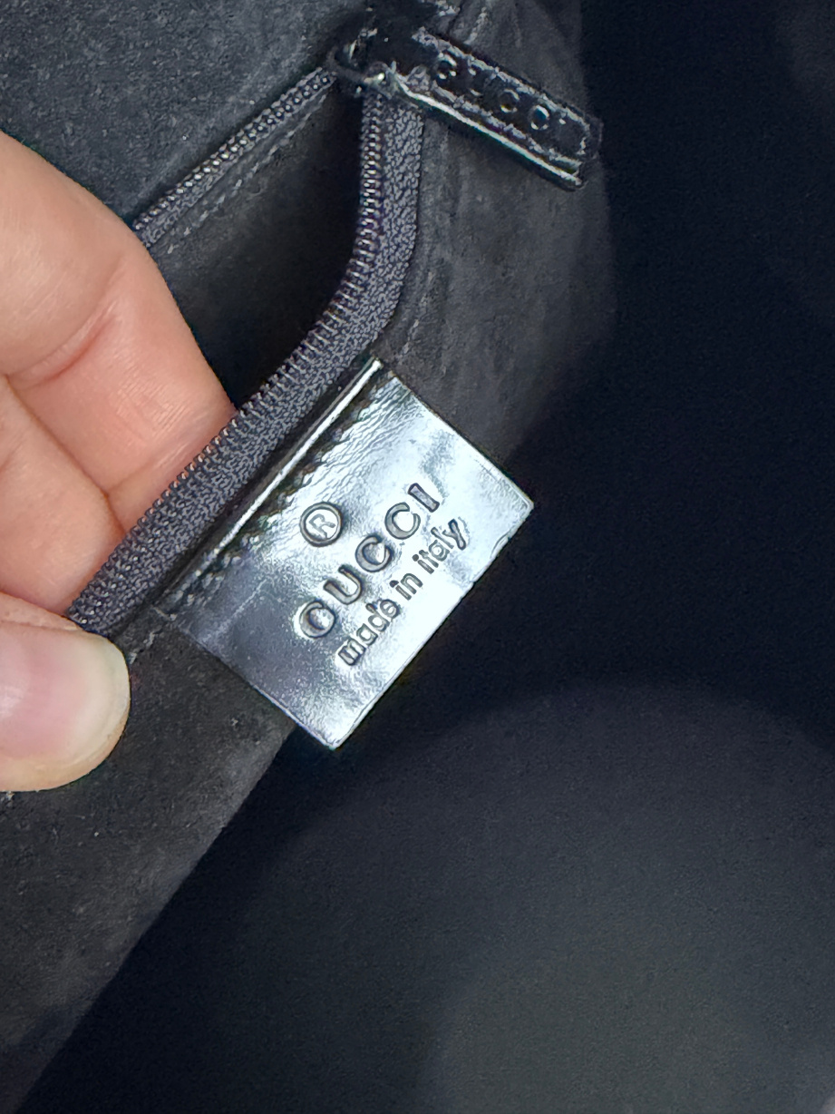 RR ARCHIVE Gucci GG Ring Handle Canvas Handbag