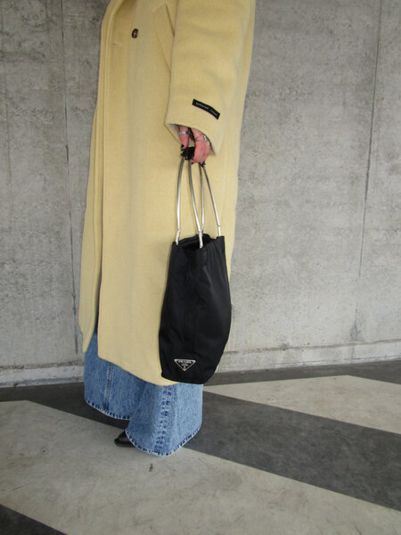 RR ARCHIVE Prada Nylon Metal Arc Bag