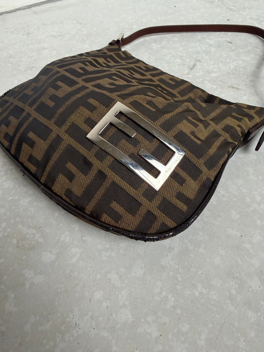 RR ARCHIVE Fendi Zucca Mini Croissant Bag