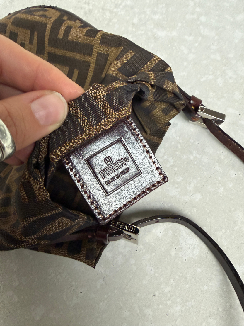 RR ARCHIVE Fendi Zucca Mini Croissant Bag