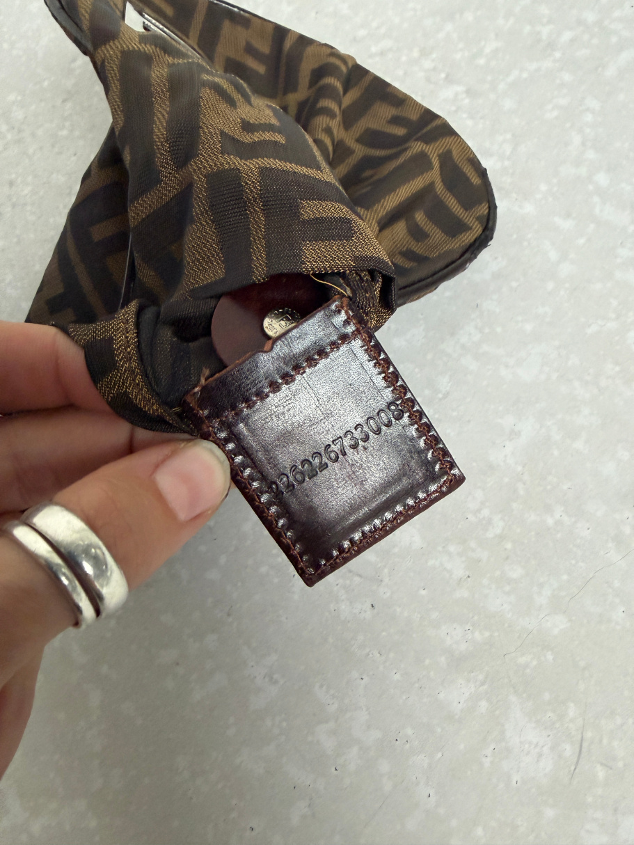 RR ARCHIVE Fendi Zucca Mini Croissant Bag