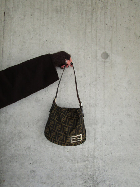 RR ARCHIVE Fendi Zucca Mini Croissant Bag