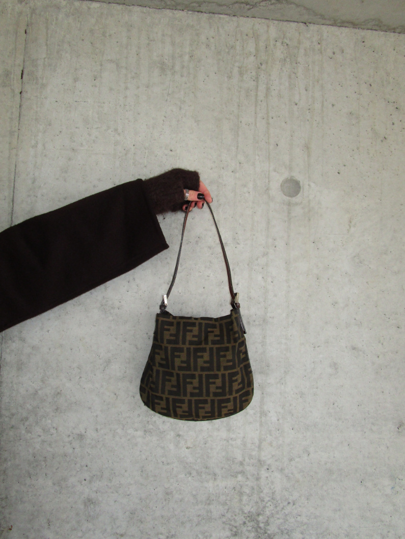 RR ARCHIVE Fendi Zucca Mini Croissant Bag