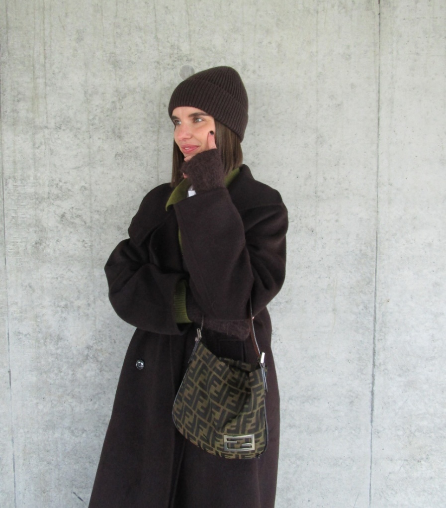 RR ARCHIVE Fendi Zucca Mini Croissant Bag