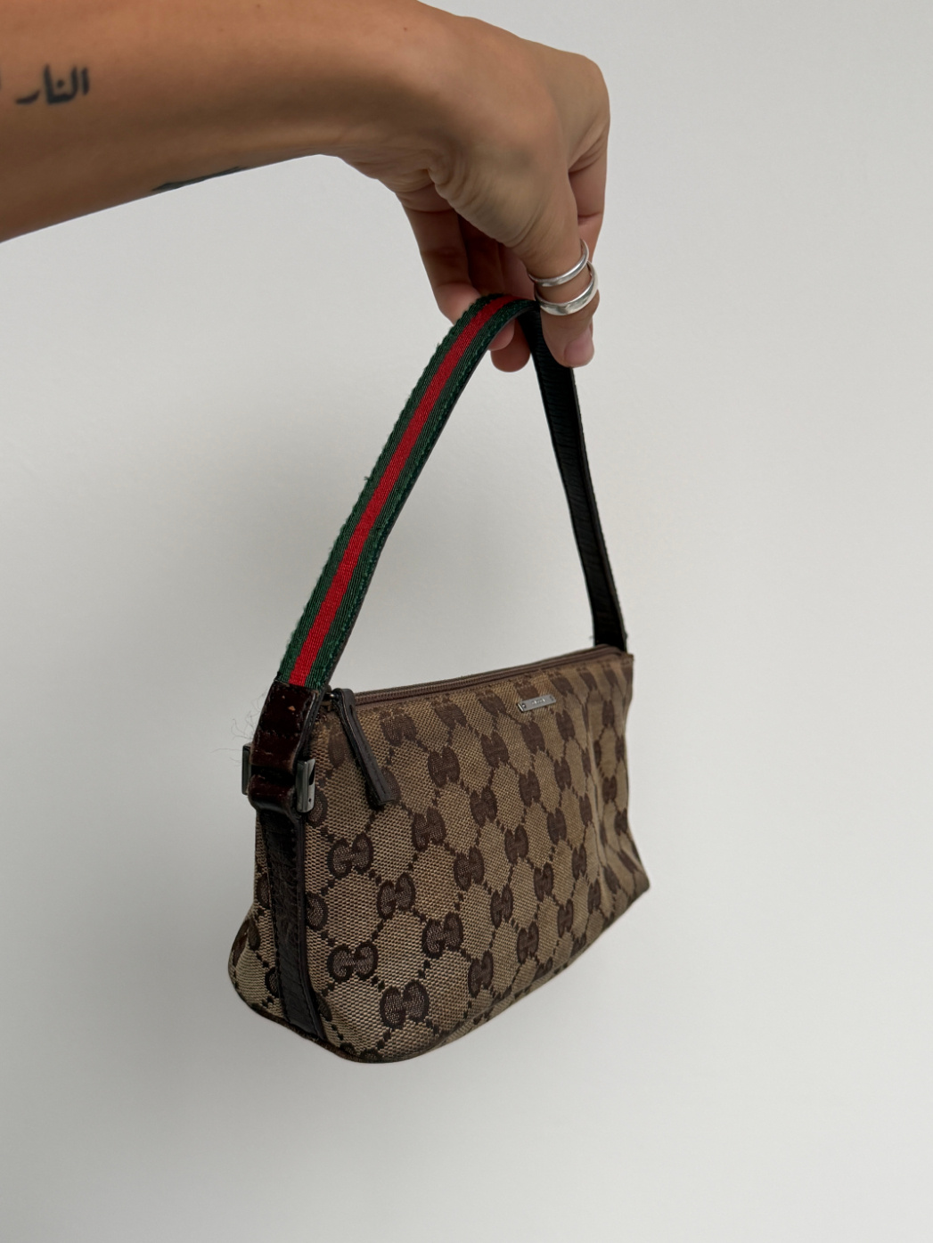 RR ARCHIVE Gucci GG Canvas Boat Mini Bag
