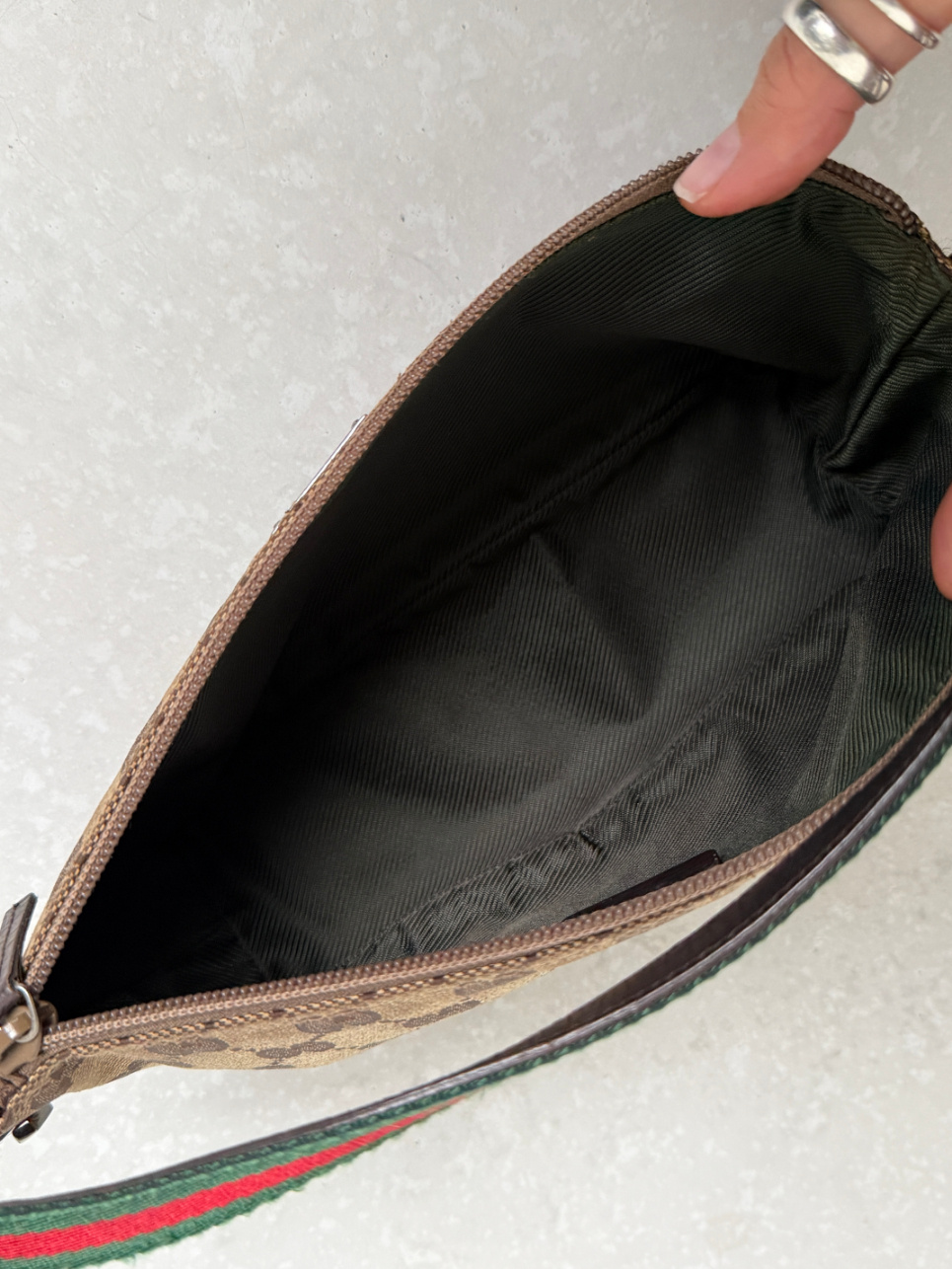 RR ARCHIVE Gucci GG Canvas Boat Mini Bag