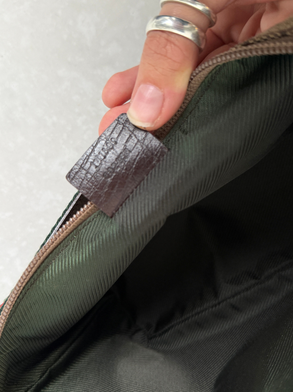 RR ARCHIVE Gucci GG Canvas Boat Mini Bag