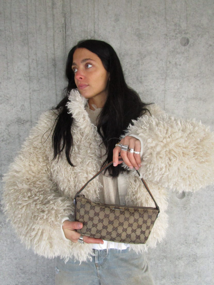 RR ARCHIVE Gucci GG Canvas Boat Mini Bag