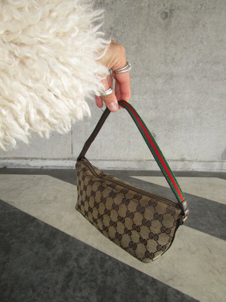 RR ARCHIVE Gucci GG Canvas Boat Mini Bag