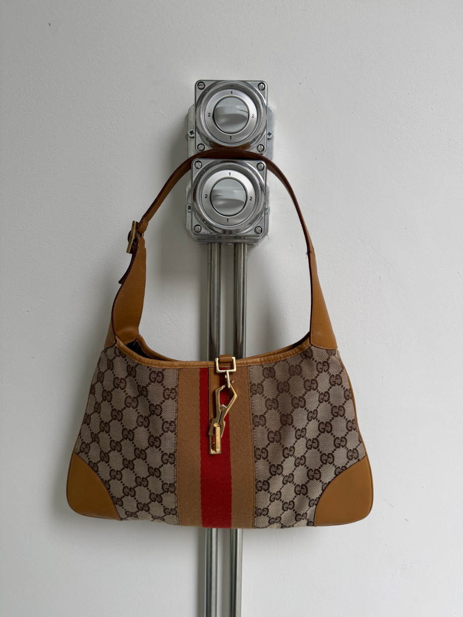 RR ARCHIVE Gucci GG Jackie Supreme Canvas Bag