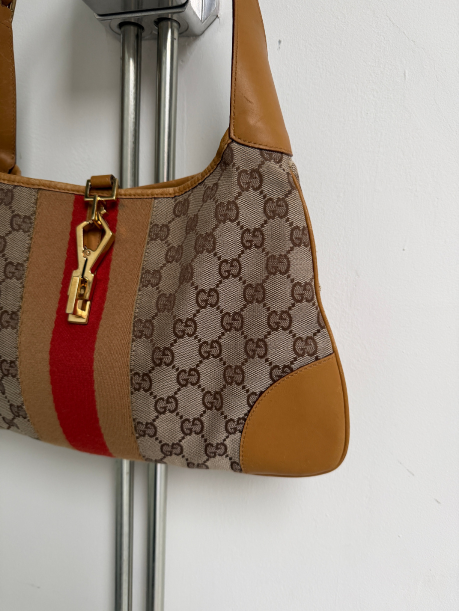 RR ARCHIVE Gucci GG Jackie Supreme Canvas Bag