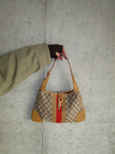 RR ARCHIVE Gucci GG Jackie Supreme Canvas Bag