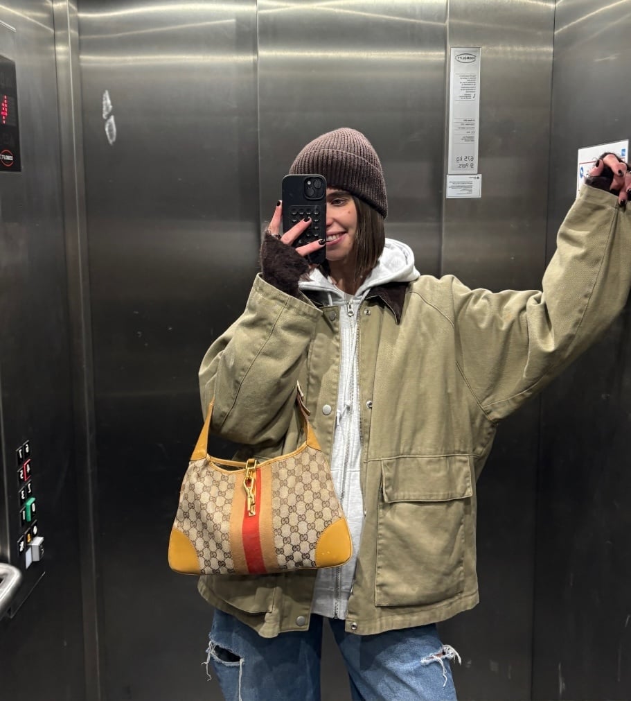 RR ARCHIVE Gucci GG Jackie Supreme Canvas Bag