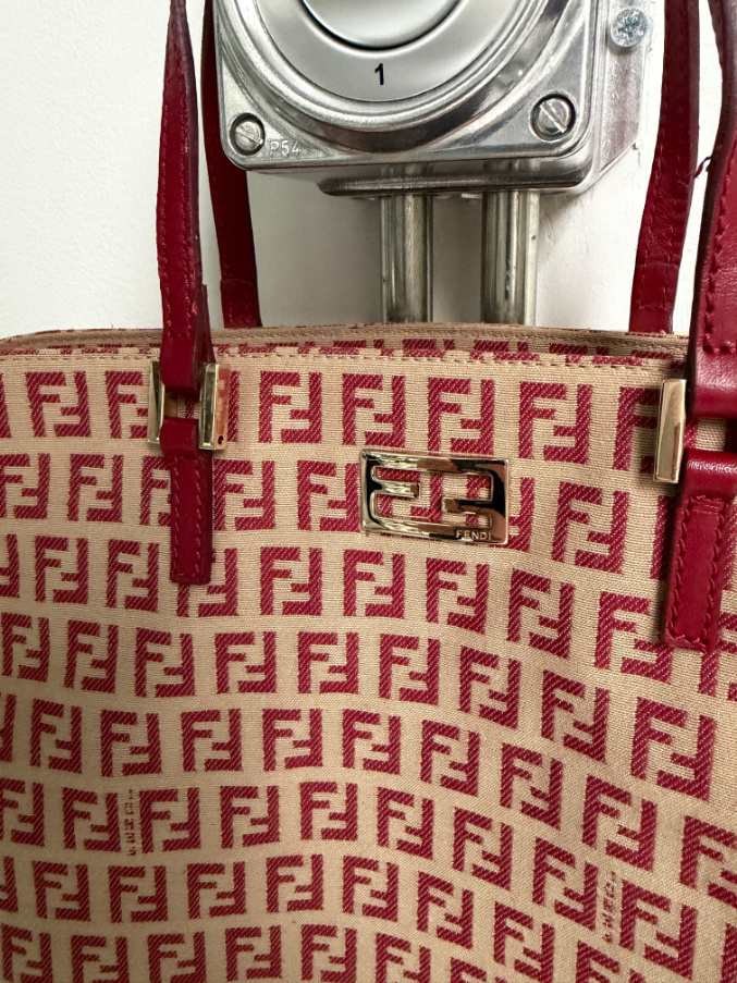 RR ARCHIVE Fendi Zucchino Canvas Tote Bag