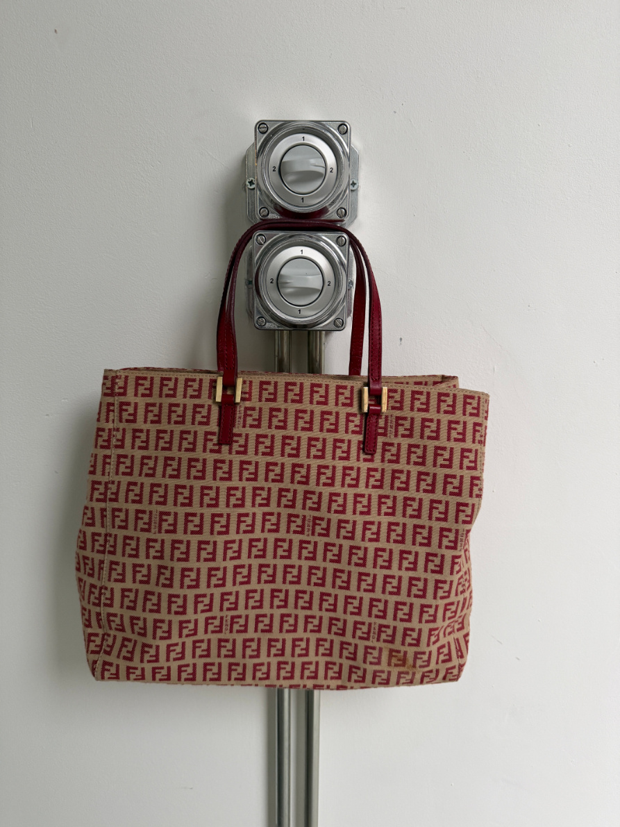 RR ARCHIVE Fendi Zucchino Canvas Tote Bag