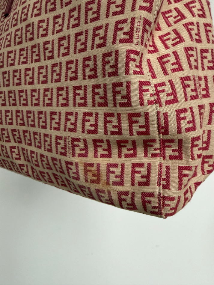 RR ARCHIVE Fendi Zucchino Canvas Tote Bag