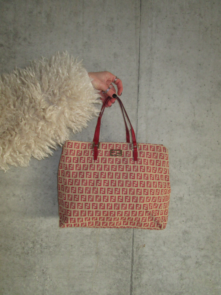 RR ARCHIVE Fendi Zucchino Canvas Tote Bag