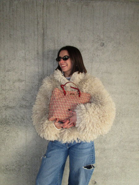 RR ARCHIVE Fendi Zucchino Canvas Tote Bag