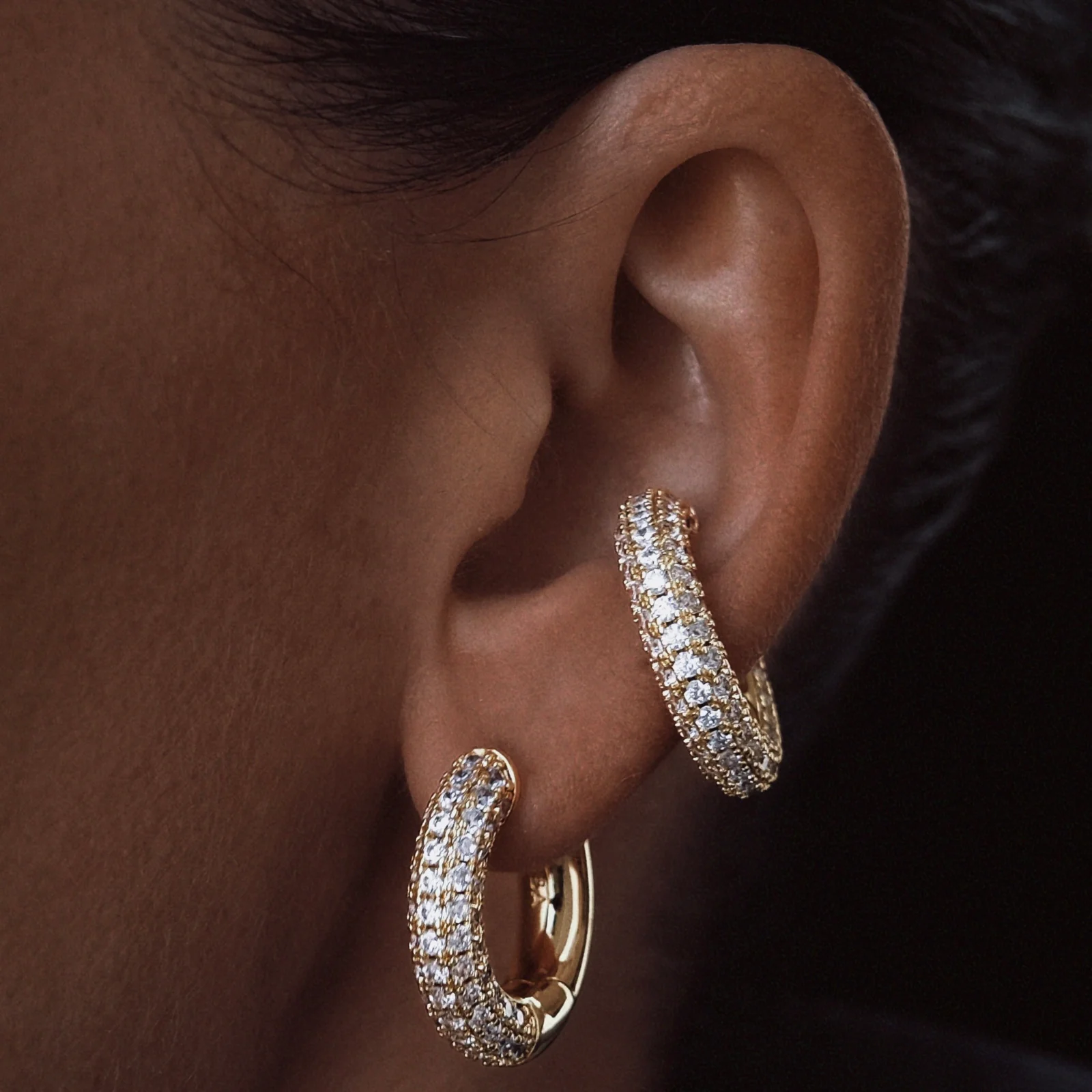 Billion Avenue Chunky Diamond Kos Earcuff