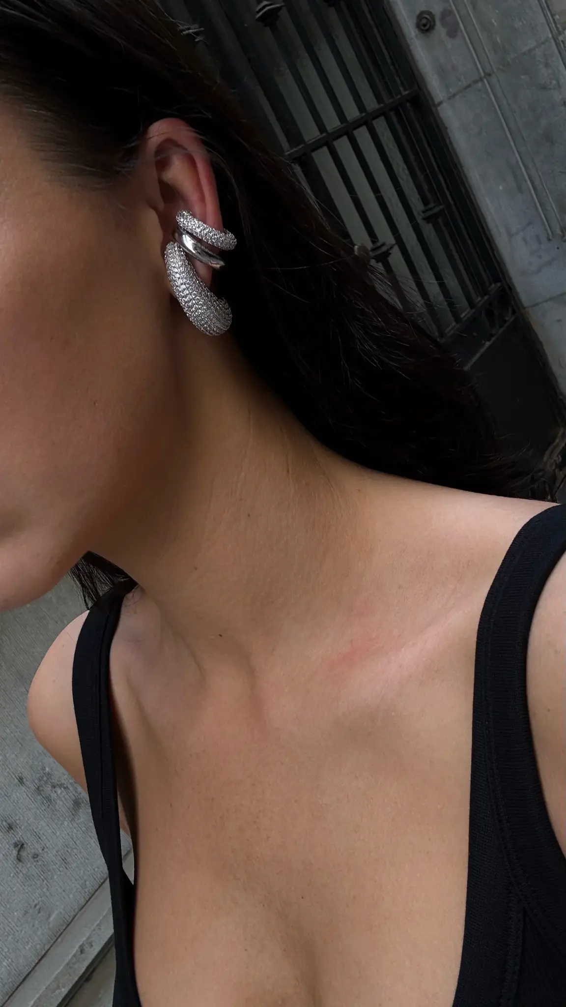 Billion Avenue Chunky Diamond Kos Earcuff