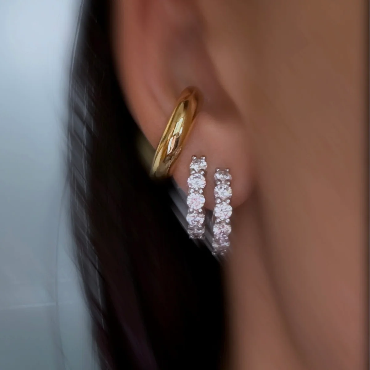 Billion Avenue Iris Diamond Earring