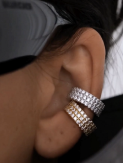 Billion Avenue Flat Diamond Earcuff