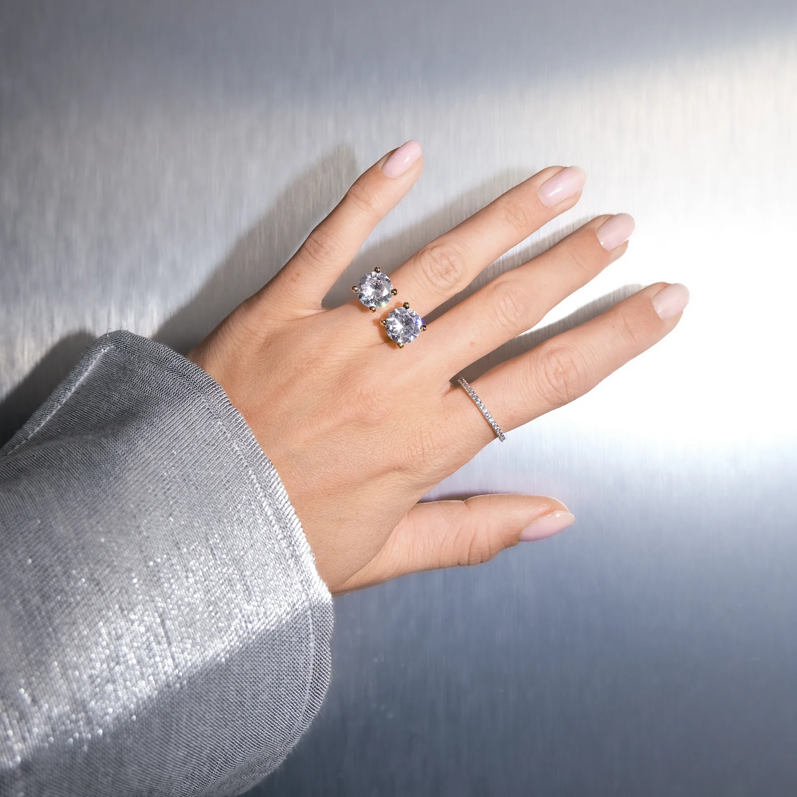 Billion Avenue Double Diamond Ring