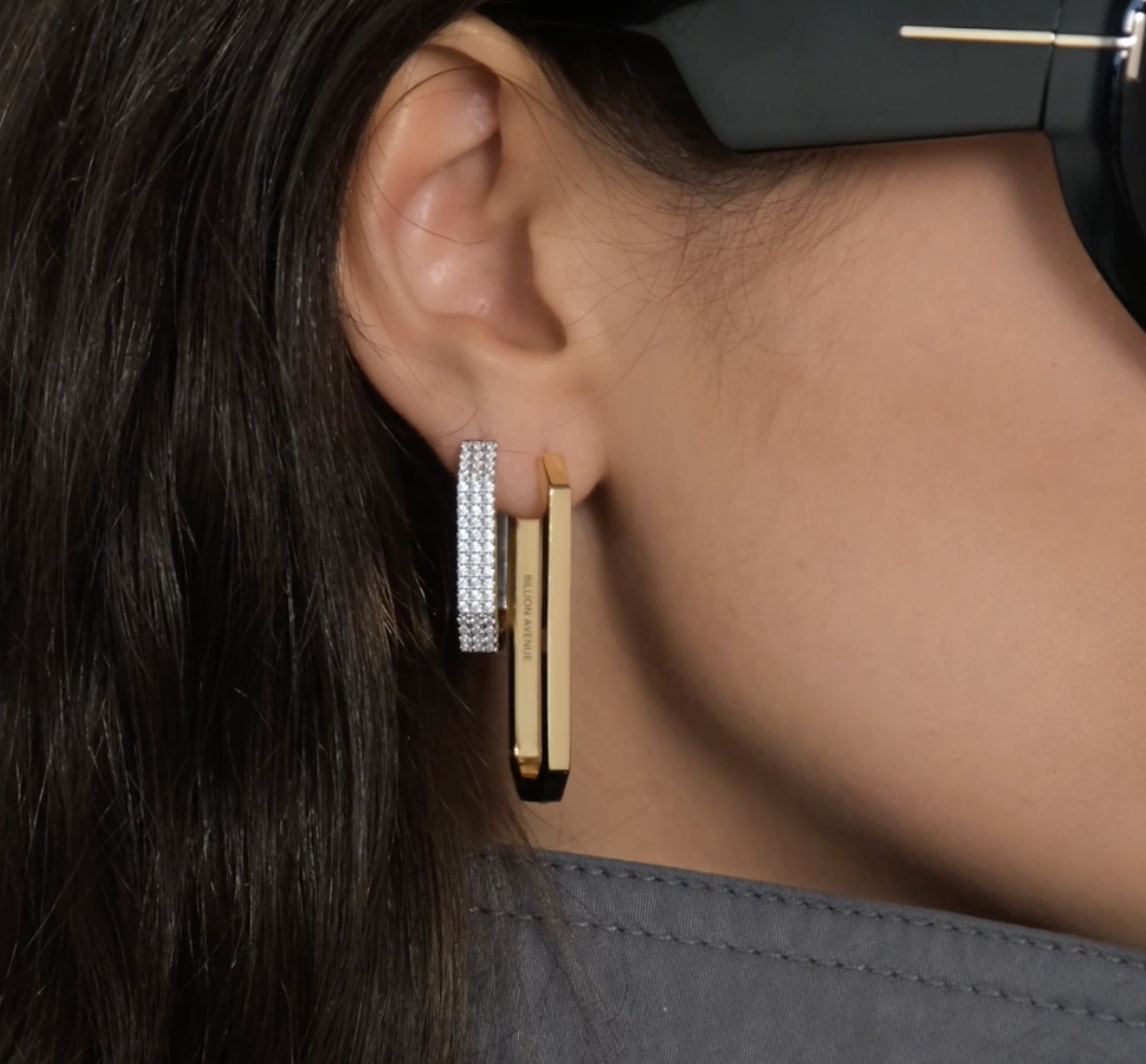 Billion Avenue Octa Long Earring