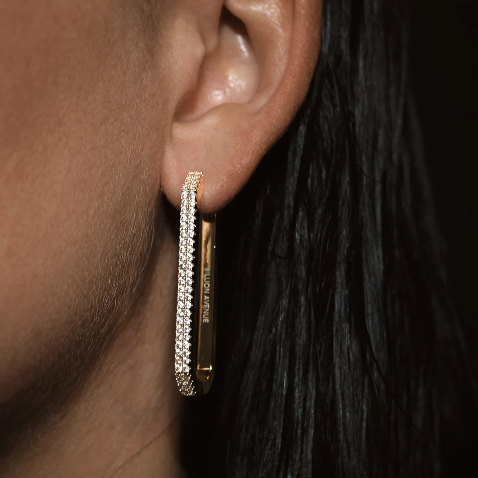 Billion Avenue Octa Long Diamond Earring