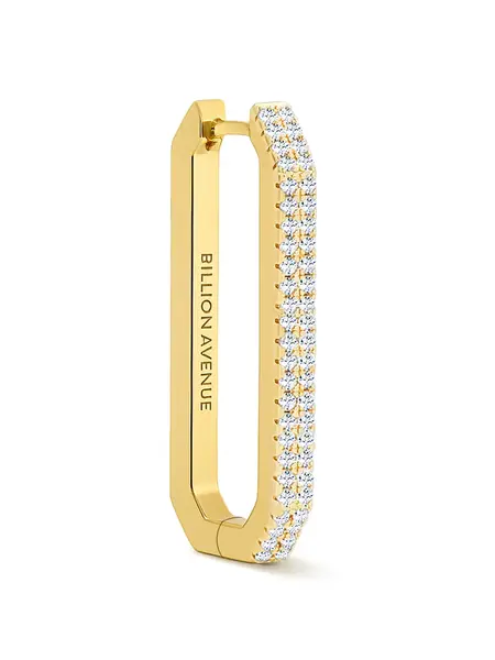 Billion Avenue Octa Long Diamond Earring