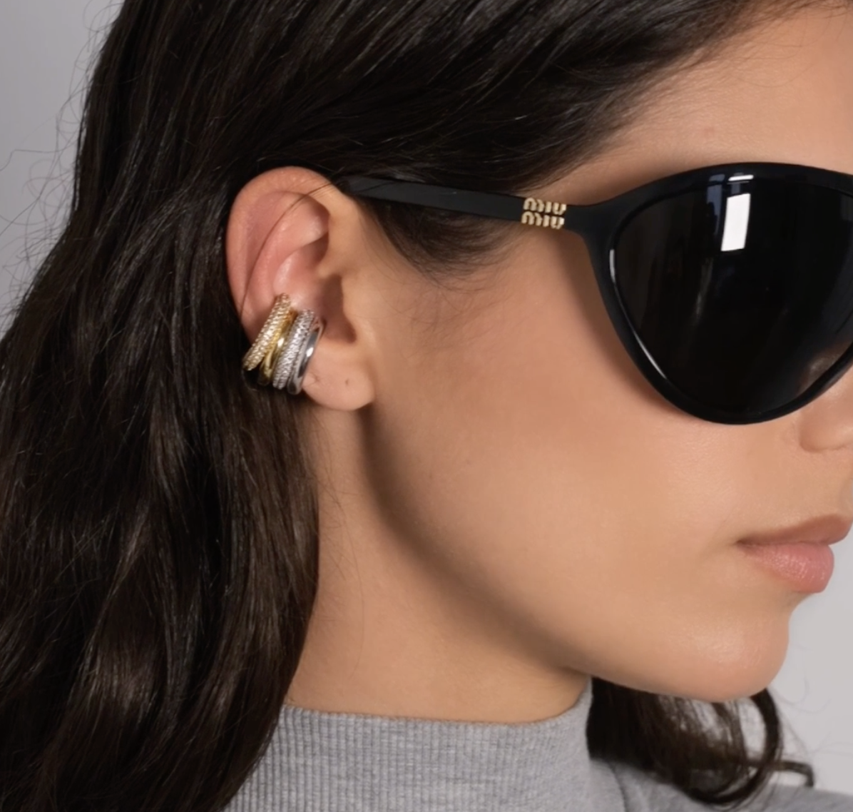 Billion Avenue Kos Diamond Earcuff