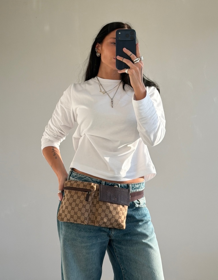 RR ARCHIVE Gucci GG Canvas Belt Bag