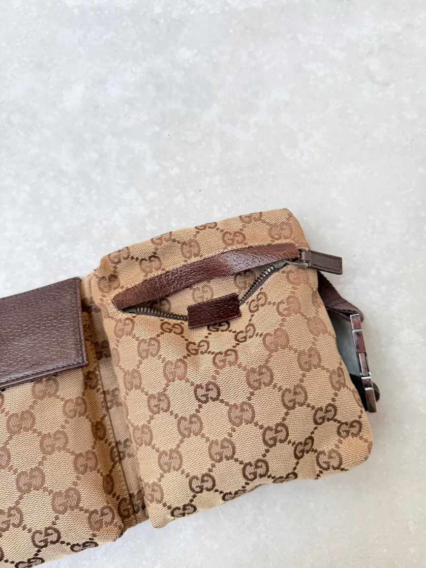 RR ARCHIVE Gucci GG Canvas Belt Bag