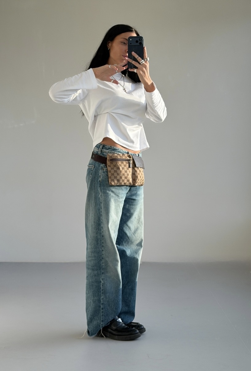 RR ARCHIVE Gucci GG Canvas Belt Bag