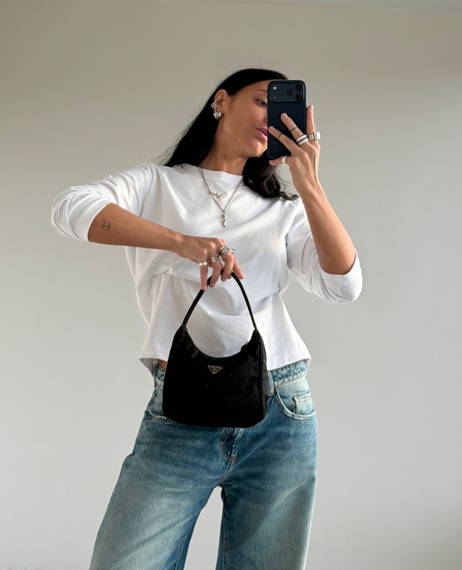 RR ARCHIVE Prada Tessuto Mini Hobo