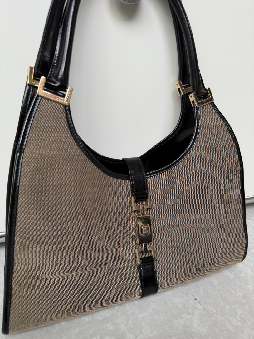 RR ARCHIVE Gucci Jackie Mini Hobo Canvas Bag