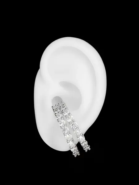 Billion Avenue Double Iris Hug Earstud