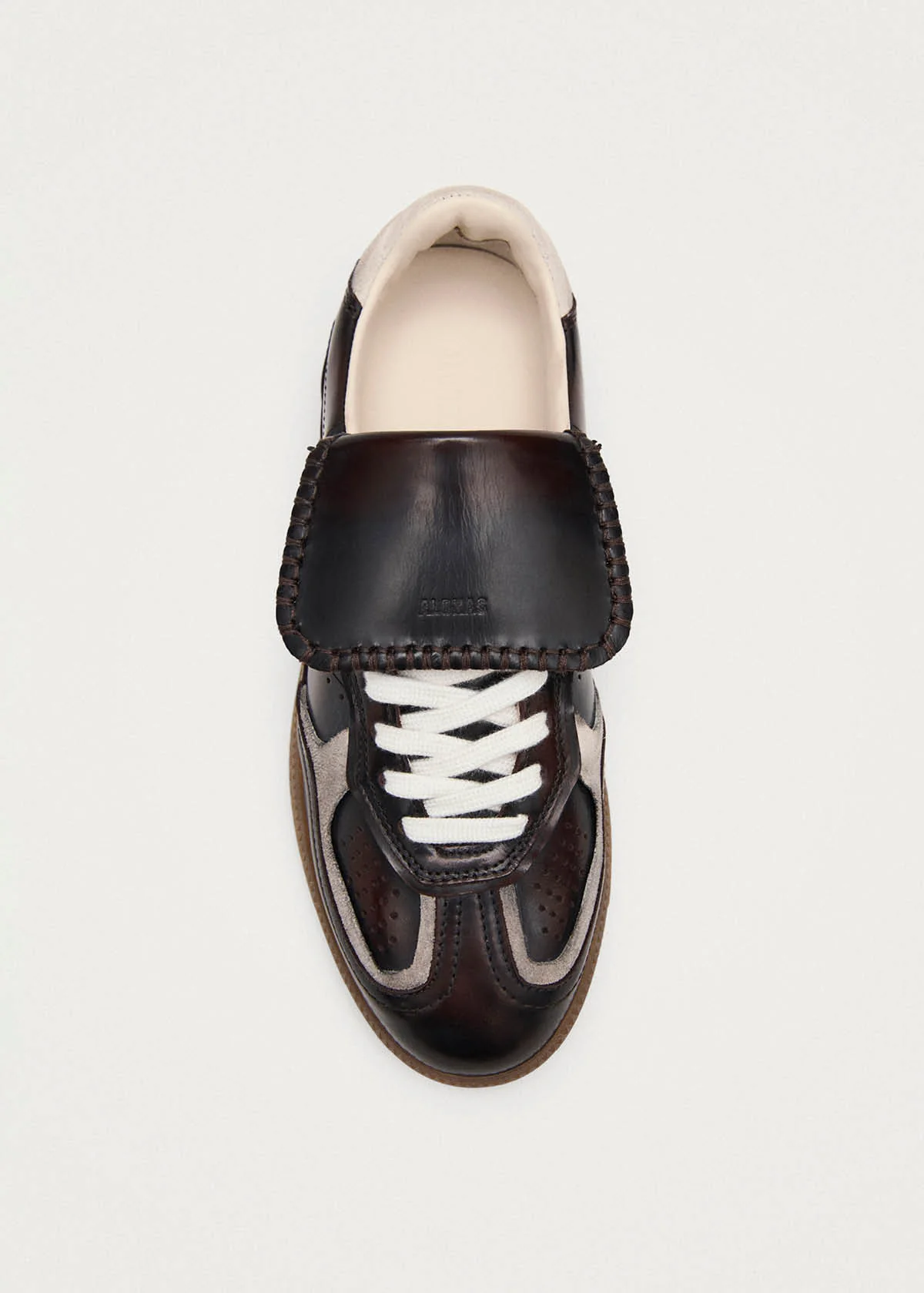 Alohas Club Brushed Leather Sneakers