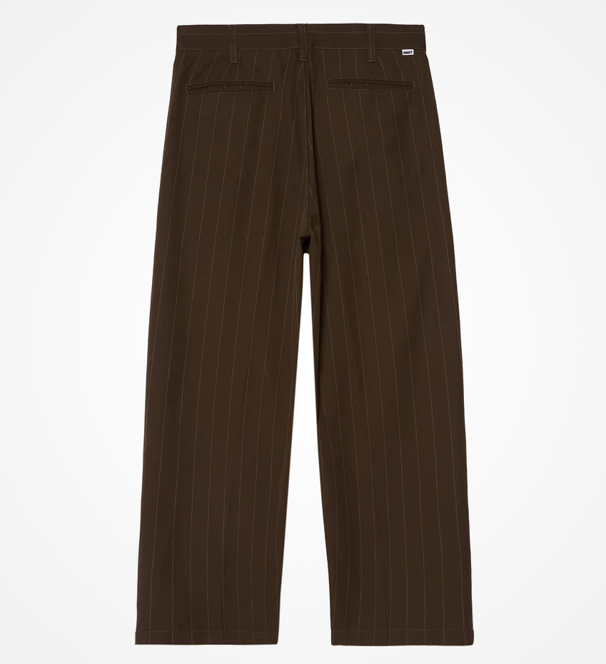 Obey Men Dean Stripe Pleated Trousers