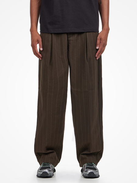 Obey Men Dean Stripe Pleated Trousers