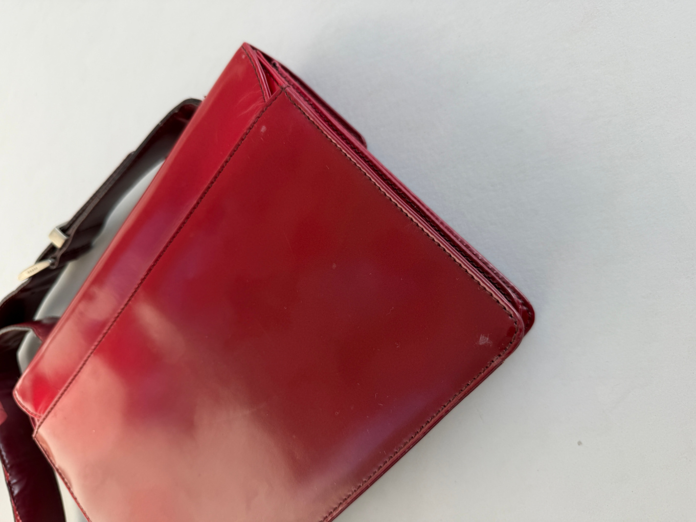 RR ARCHIVE Prada Militare Leather Shoulder Bag