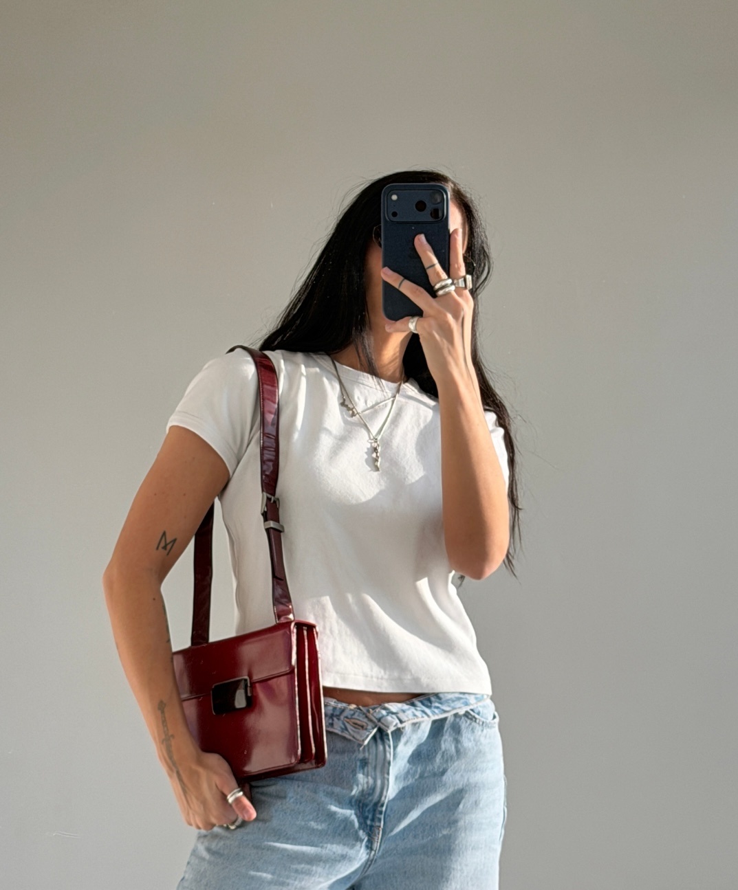 RR ARCHIVE Prada Militare Leather Shoulder Bag