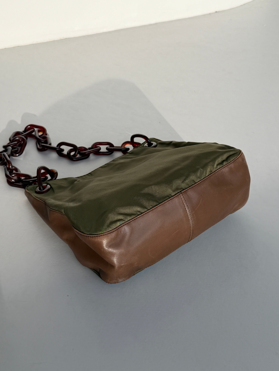 RR ARCHIVE Prada Ring Handle Nylon Bag