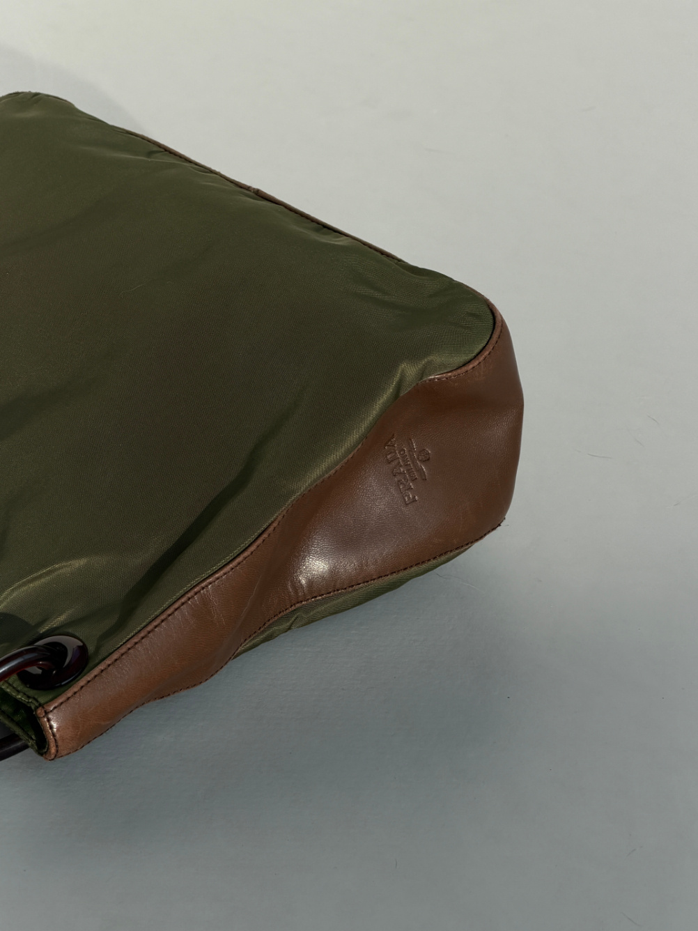 RR ARCHIVE Prada Ring Handle Nylon Bag