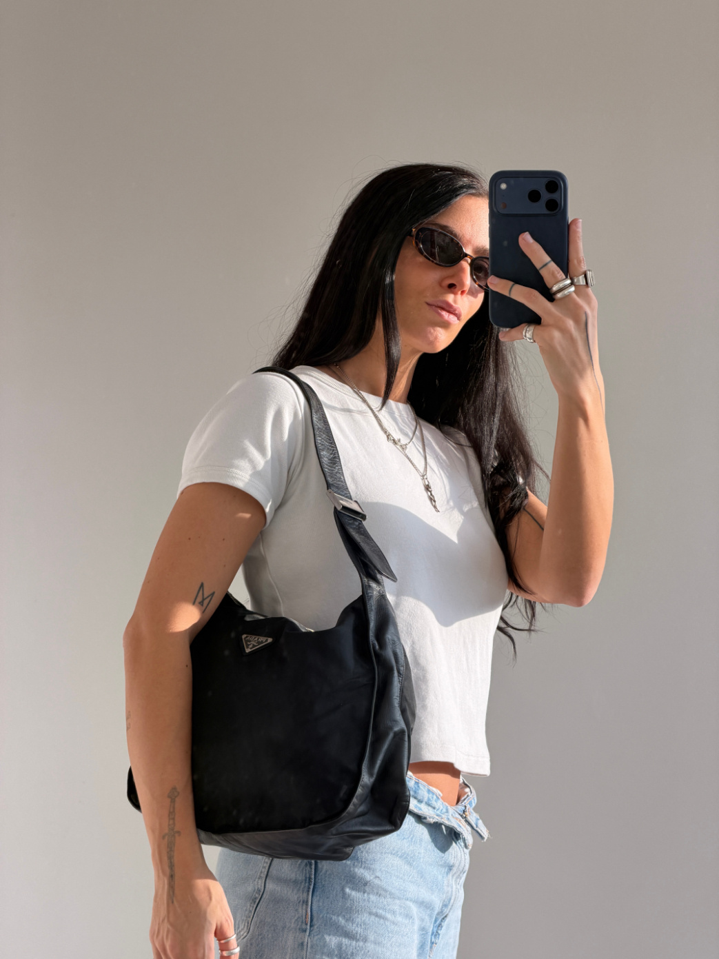 RR ARCHIVE Prada Nylon Shoulder Bag